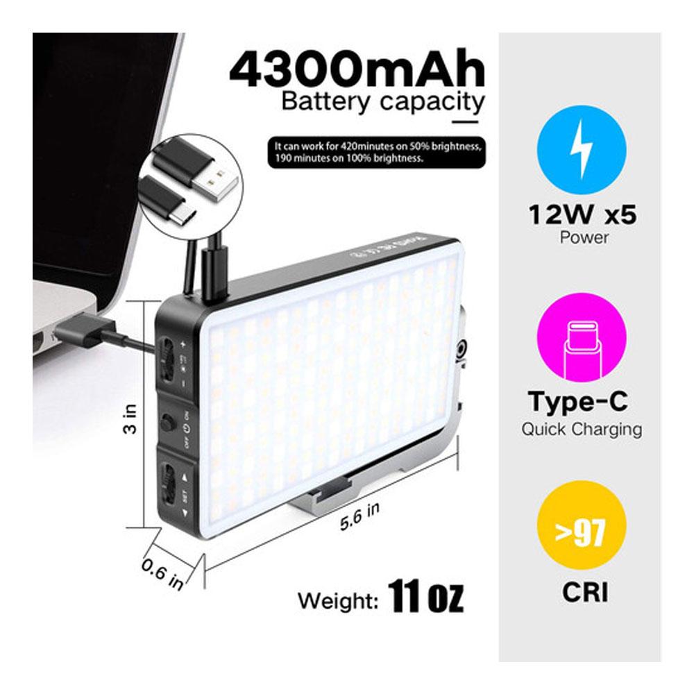 نور ال ای دی پیکسل Pixel Video Light RGB G3