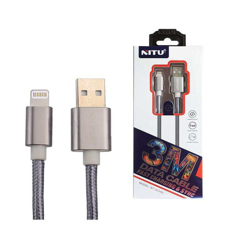 کابل USB به لایتنینگ نیتو NITU NT-UC40