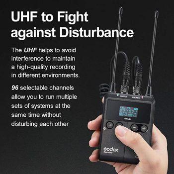 کیفیت بالای صدا در میکروفن گودکس Godox WMicS1 Kit 1