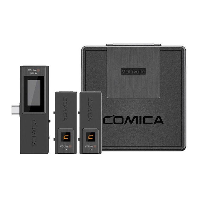 ست میکروفن بی سیم کامیکا Comica Audio VDLive10 USB