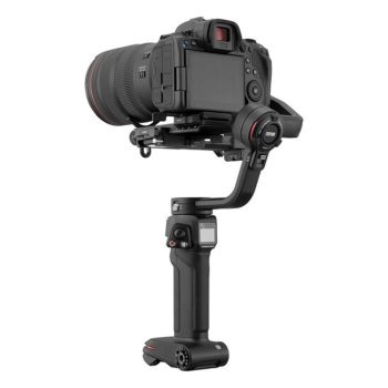 نمایی پشت از دوربین سوار شده بر گیمبال دوربین ژیون ویبیل 3 Zhiyun-Tech WEEBILL-3 Gimbal Stabilizer