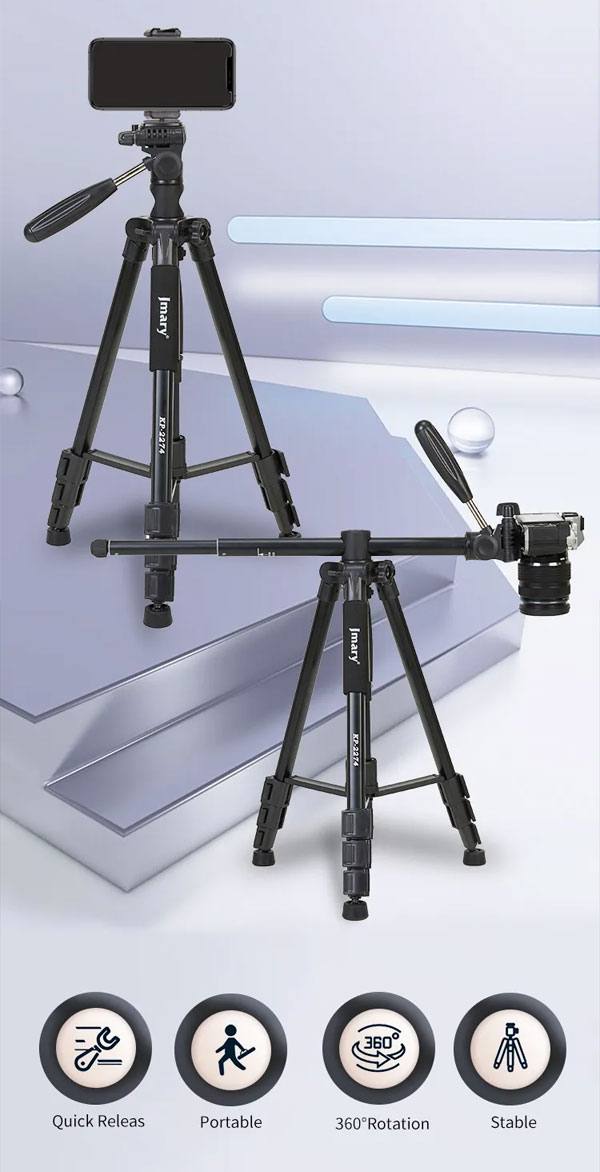 سه پایه دوربین جیماری Jmary KP2274 Tripod