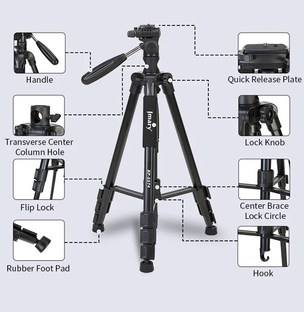 سه پایه دوربین جیماری Jmary KP2274 Tripod