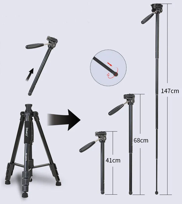 سه پایه دوربین جیماری Jmary KP2274 Tripod