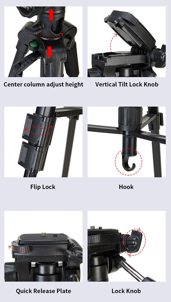 سه پایه دوربین جیماری Jmary KP2274 Tripod