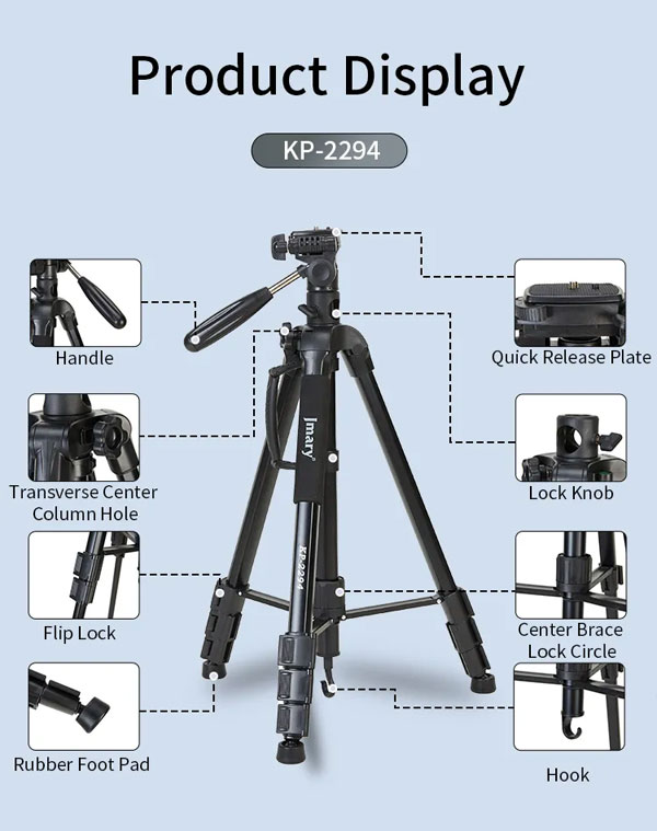 سه پایه دوربین جیماری Jmary KP2294 Tripod