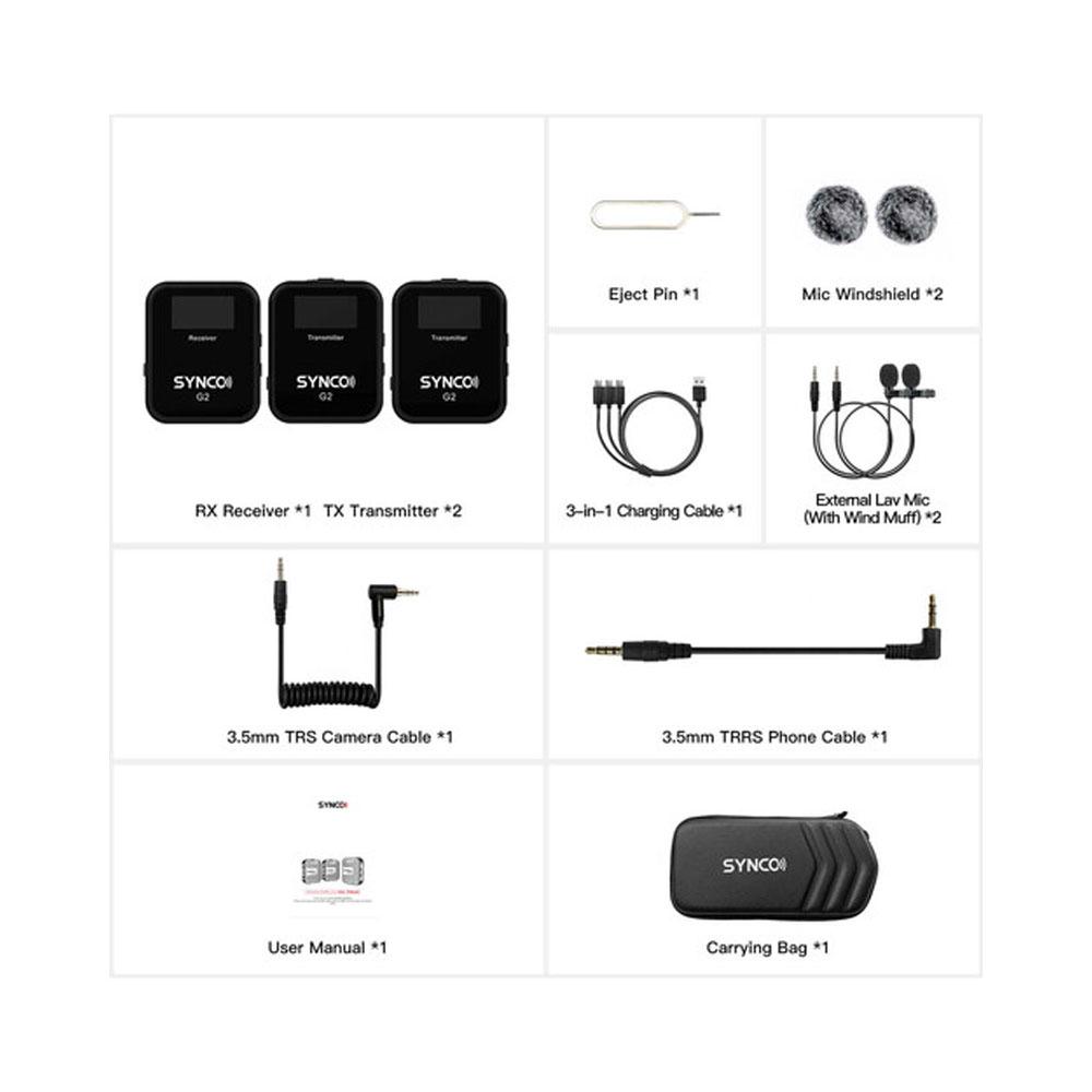 میکروفن بی سیم سینکو Synco WAir-G2-A2