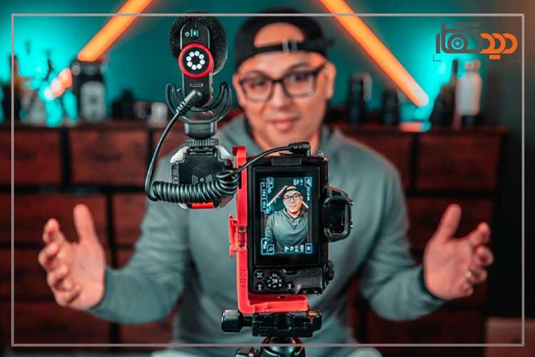 اتصال میکروفون به دوربین