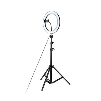 رینگ لایت DIMMABLE به همراه سه پایه 2.1 متری