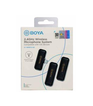 بسته بندی میکروفن یقه ای بی سیم بویا BY-WM3T2-D2