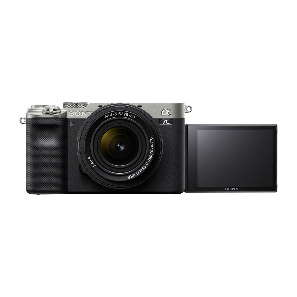 دوربین عکاسی بدون آینه سونی Sony a7C Mirrorless Camera with 28-60mm Lens نقره ای