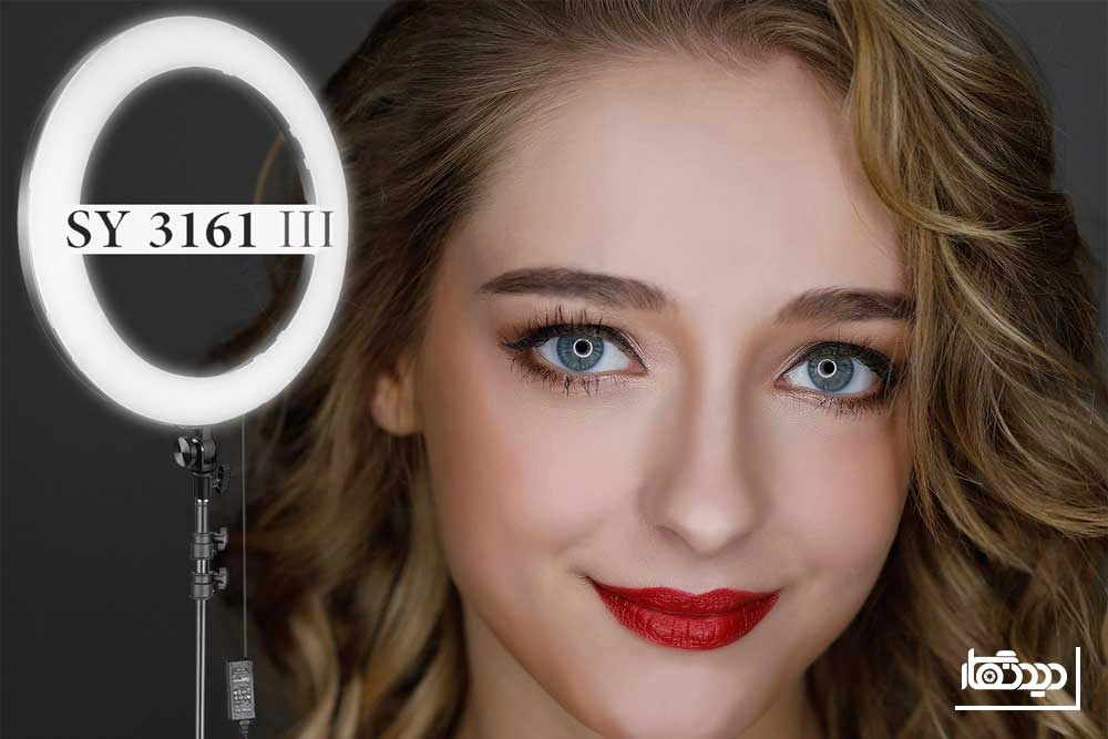 بهترین رینگ لایت برای تولید محتوا و عکاسی و انواع رینگ لایت و چهره خانم