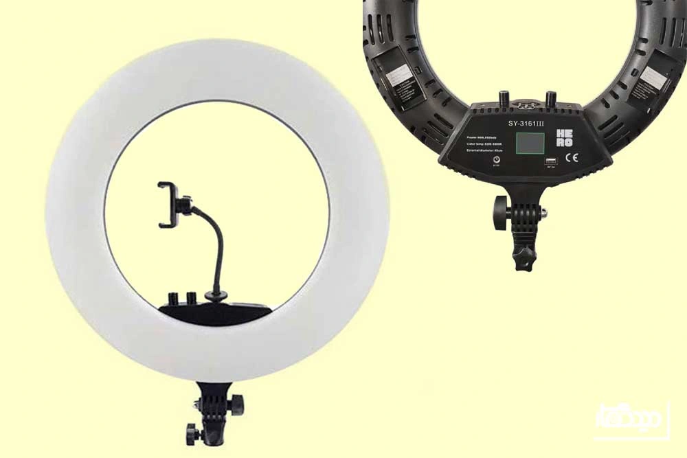 بهترین رینگ لایت برای تولید محتوا و عکاسی و انواع رینگ لایت