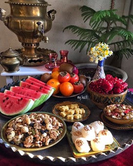 عکس سفره شب یلدا