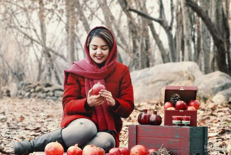 عکس خفن عکس یلدایی در طبیعت