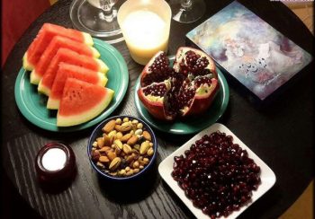 عکس سفره شب یلدا