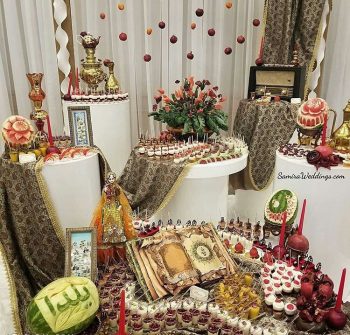 عکس سفره شب یلدا مجلل