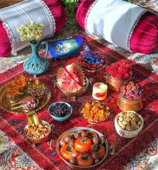 عکس سفره شب یلدا سنتی