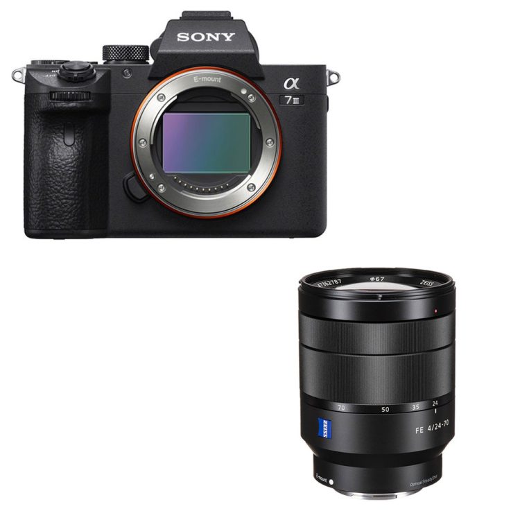 دوربین بدون آینه سونی Sony Alpha a7 III Mirrorless With FE 24-70mm f/4 ZA Lens
