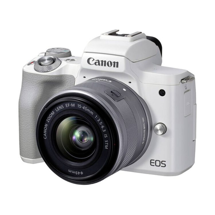 دوربین عکاسی کانن Canon M50 Mark II با لنز EF-M 15-45mm (سفید)
