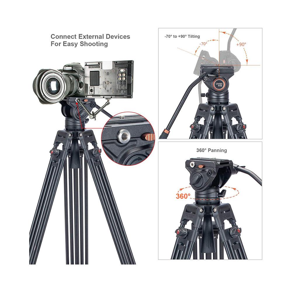 سه پایه دوربین کایر مدل Cayer BV30