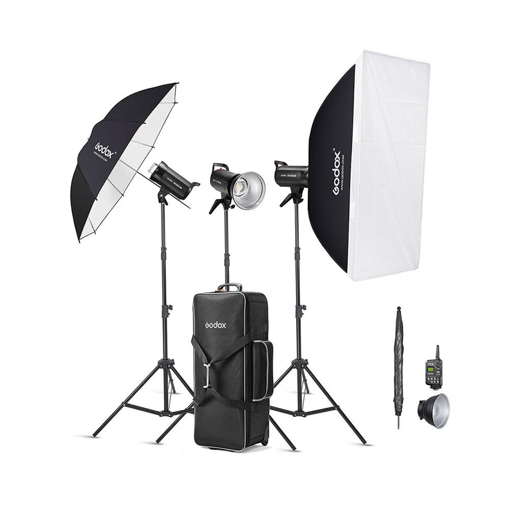 کیت فلاش استودیویی سه شاخه گودکس Godox SK300II-V