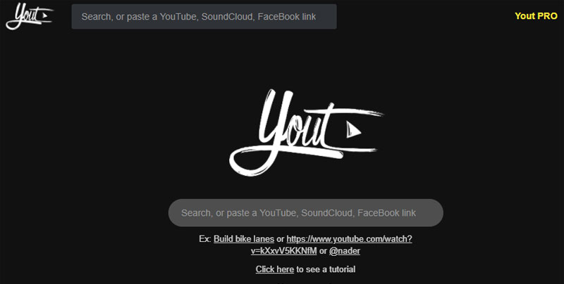 سایت دانلود از یوتیوب Yout.com