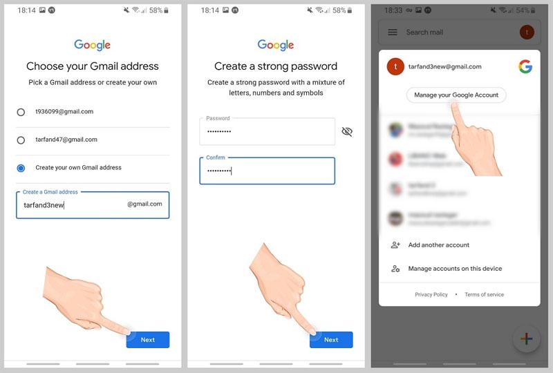 آموزش ساخت ایمیل