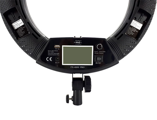 صفحه نمایش رینگ لایت نایس فوتو Nice Foto Fn 480II pro