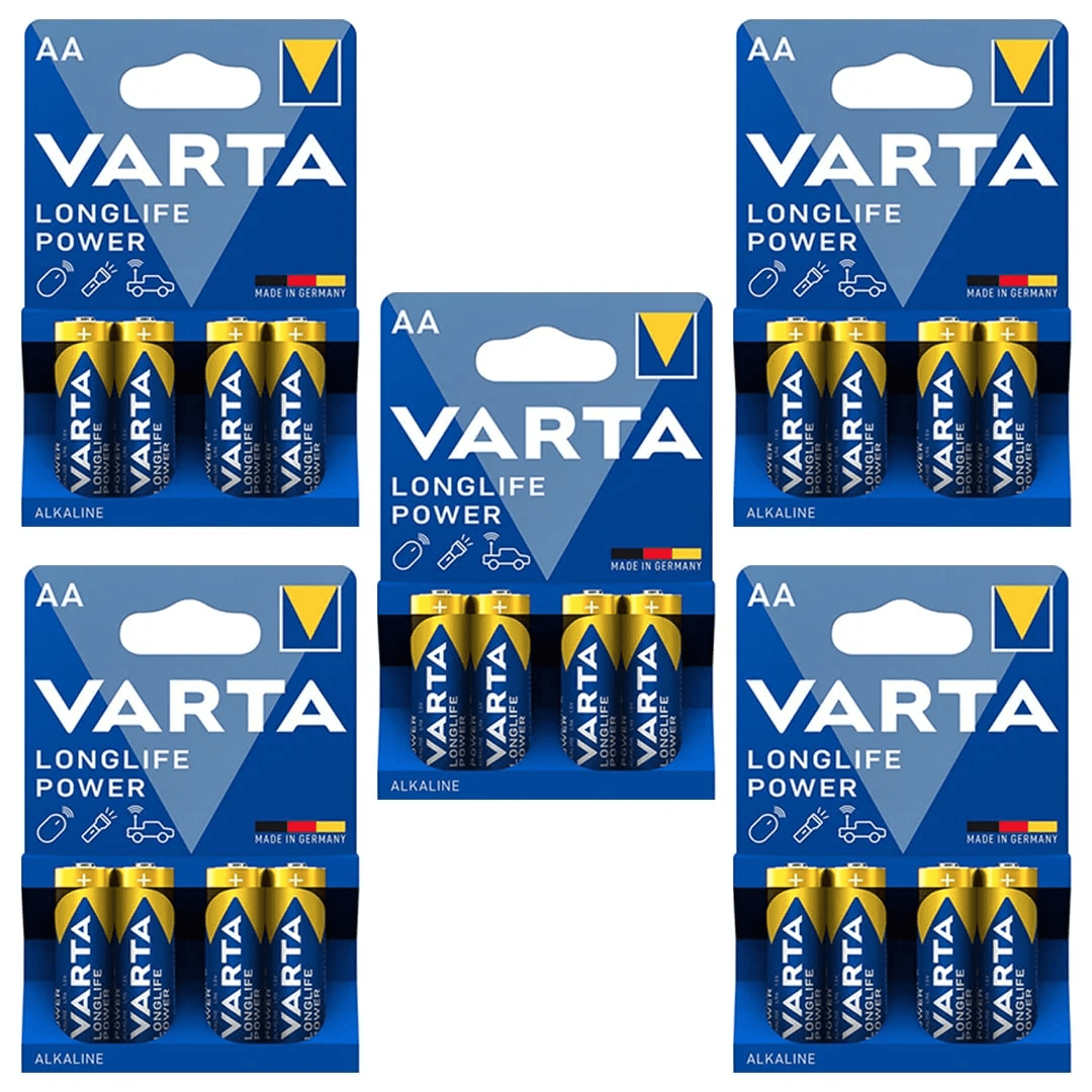 باتری قلمی آلکالاین وارتا Varta Longlife Power (20عددی)