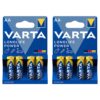 باتری قلمی آلکالاین وارتا Varta Longlife Power (8عددی)