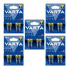 باتری نیم قلمی آلکالاین وارتا Varta Longlife Power (20عددی)