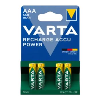 باتری نیم قلمی شارژی وارتا Varta 550mAh (4عددی)