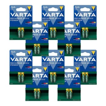 باتری نیم قلمی شارژی وارتا Varta 800mAh (20عددی)