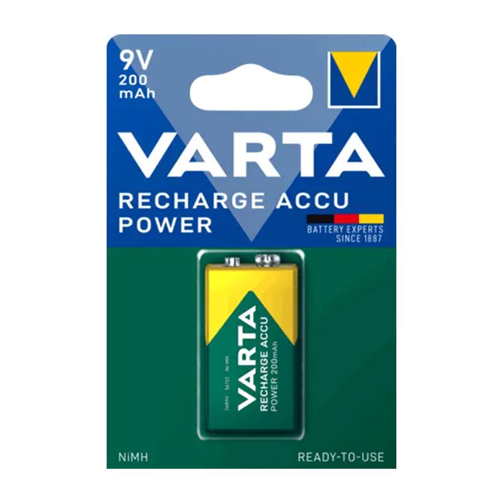 باتری کتابی شارژی وارتا Varta 200mAh (1عددی)