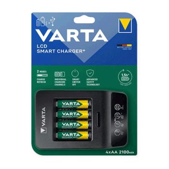 شارژر باتری وارتا مدل Varta LCD Smart plus