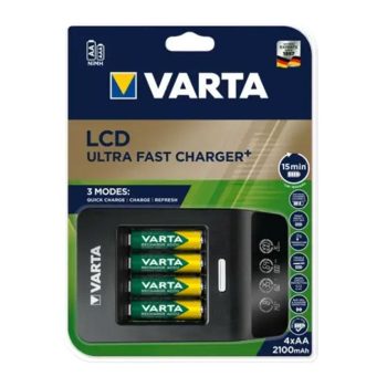 شارژر باتری وارتا مدل Varta LCD Ultra Fast plus