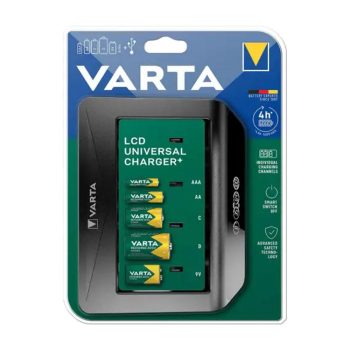 شارژر باتری وارتا مدل Varta LCD Universal plus