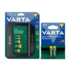 شارژر باتری وارتا مدل Varta LCD Universal plus + باتری نیم قلمی شارژی 800mAh