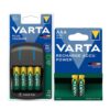 شارژر باتری وارتا مدل Varta Plug + باتری نیم قلمی شارژی 1000mAh