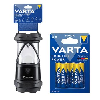 چراغ قوه فانوسی وارتا Varta L30 Pro همراه 6 باتری
