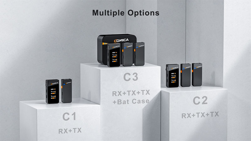 میکروفن بی سیم کامیکا Comica Vimo C3 مناسب تولید محتوا