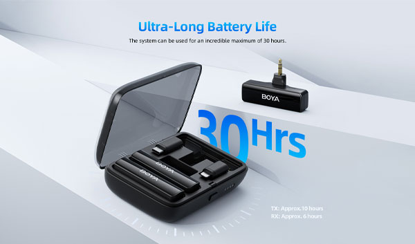 میکروفون بی سیم بویا Boya LINK با شارژ 30 ساعته