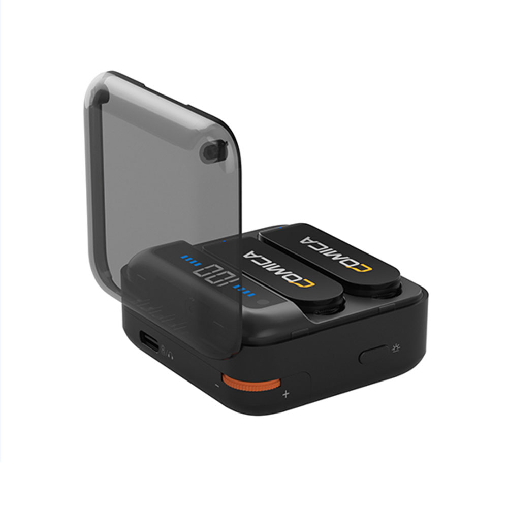 جعبه شارژ میکروفن بی سیم کامیکا Comica Vimo S-UC