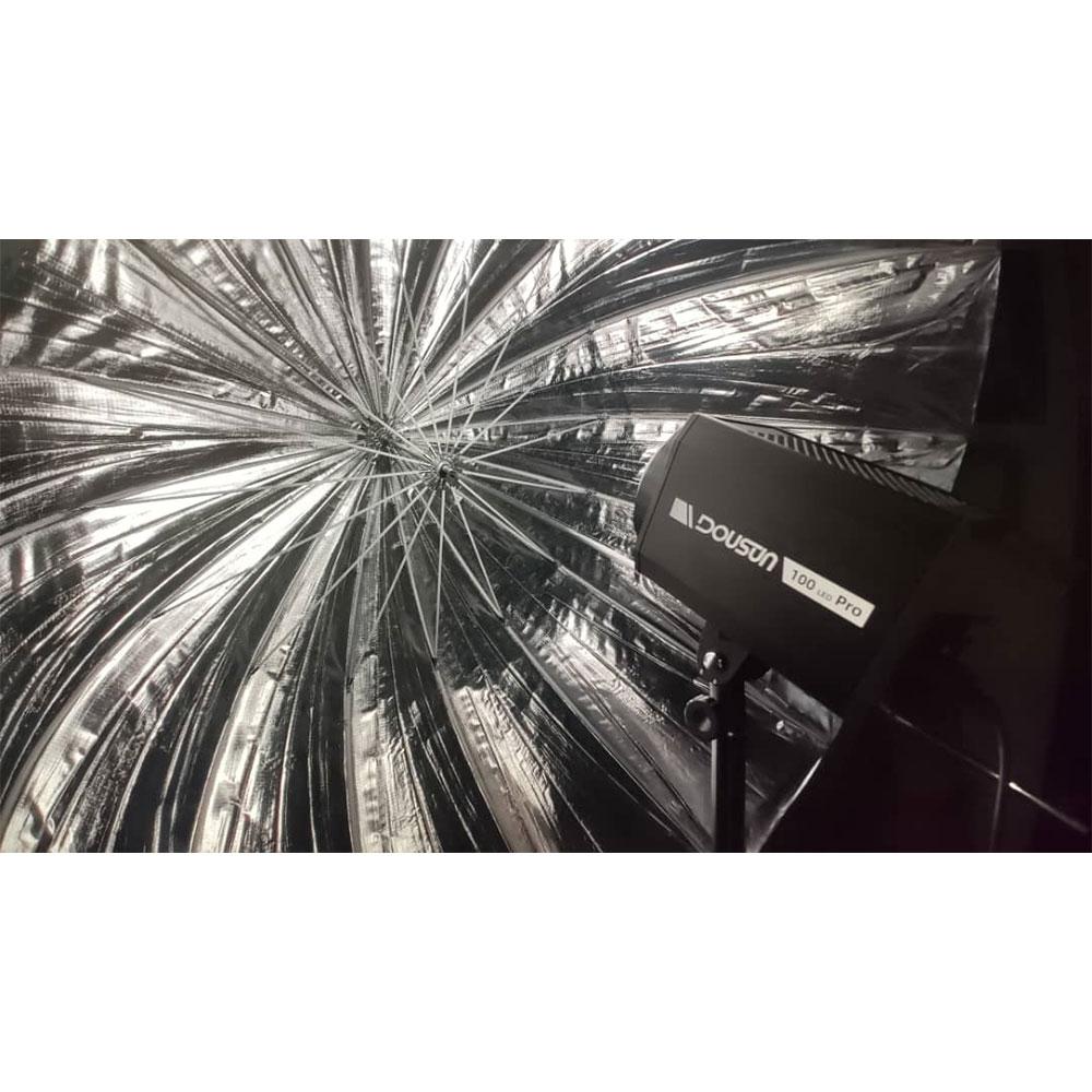 چتر بازتابی نقره‌ای - مشکی 140سانتی‌متر دریم لایت Dream Light