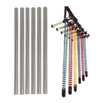 کیت فون زنجیری شش تایی + فون شطرنجی 3×5 + لوله آهنی ٣ متری