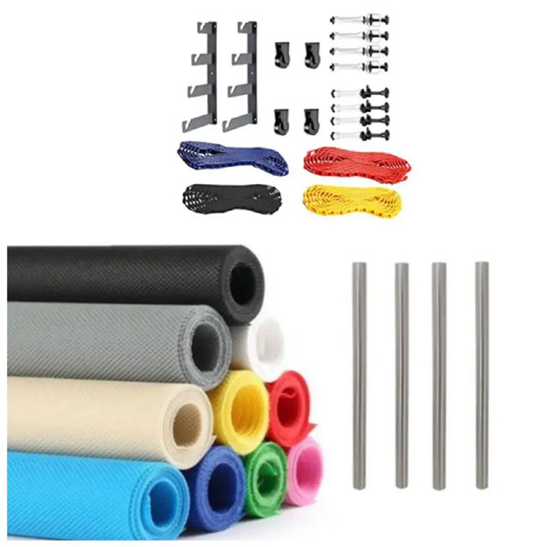 کیت فون زنجیری چهارتایی + فون شطرنجی 3×5 + لوله آهنی ٣ متری