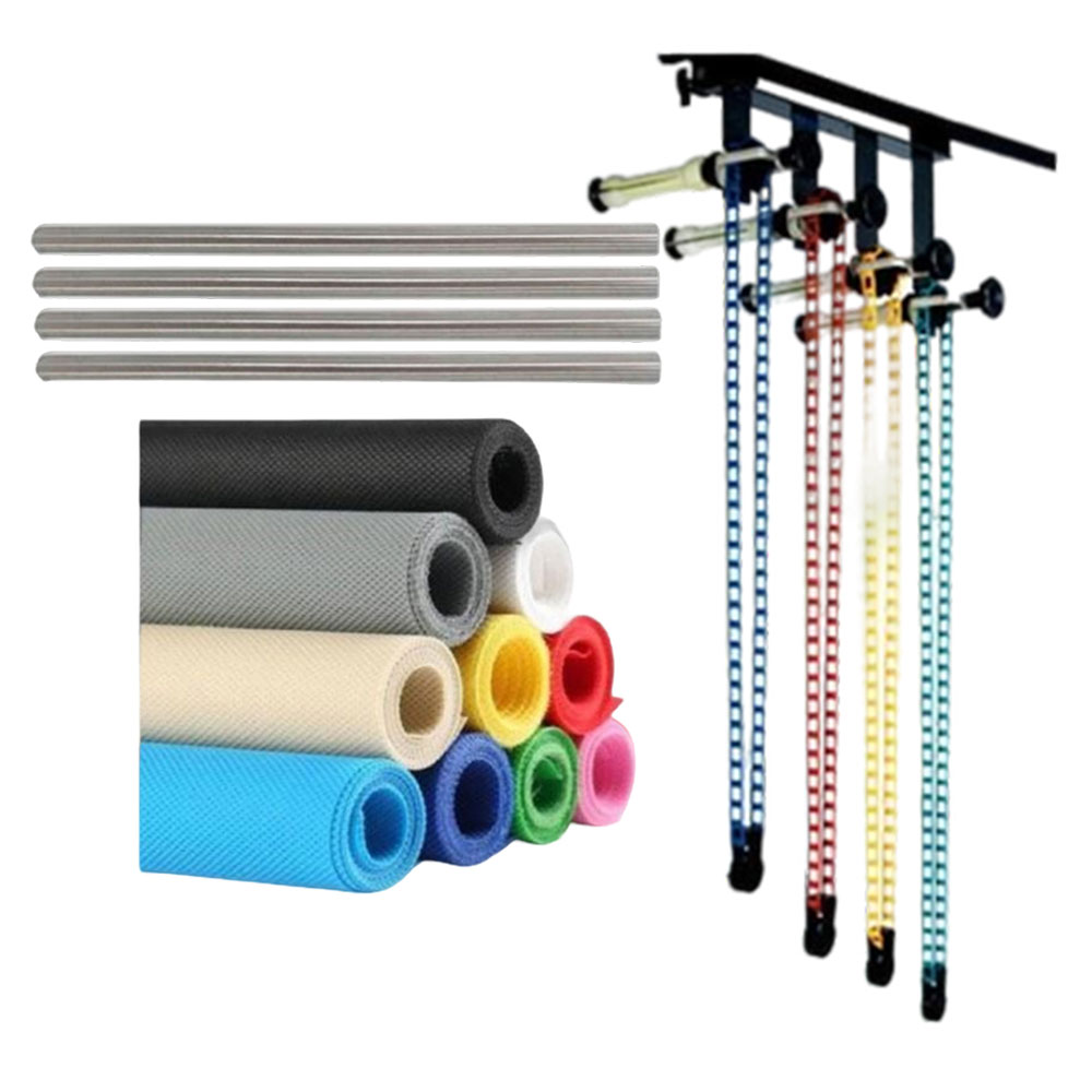 کیت فون زنجیری چهارتایی + فون شطرنجی 3×5 + لوله آهنی ٣ متری