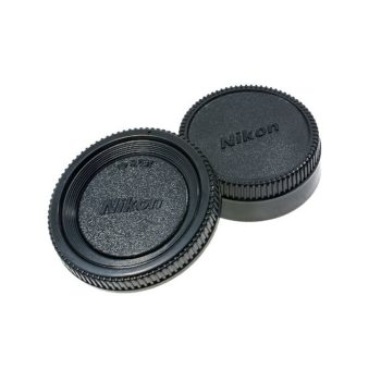 درب پشت لنز و بدنه نیکون Nikon Rear Lens cap + Camera Body Cap