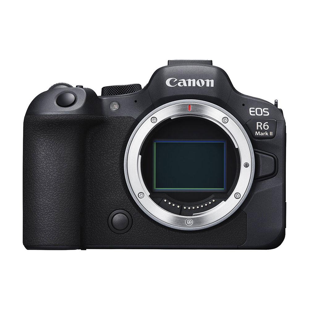 نمای روبرو دوربین کانن Canon EOS R6 Mark II